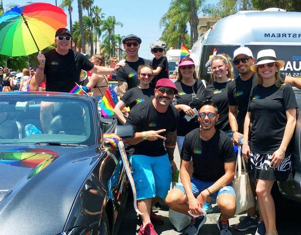 Pride Resource Partners at the San Diego Pride Parade