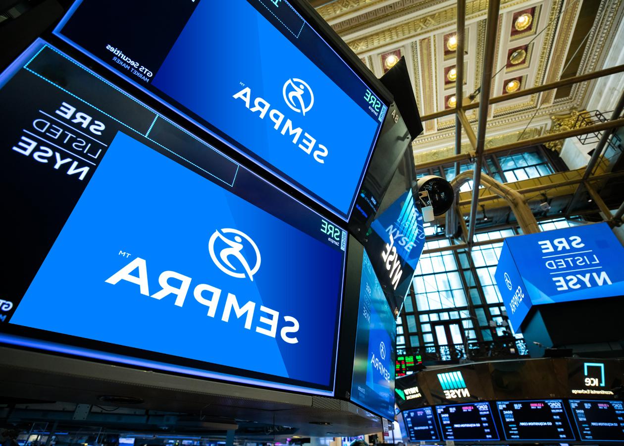 Sempra's ticker symbol on NYSE screens